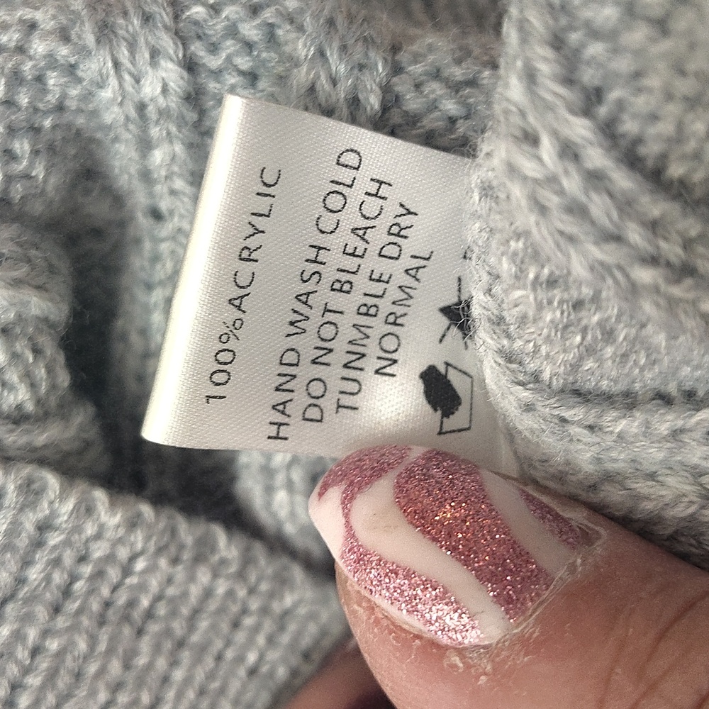 Gray Cable Knit Tube Top HONEY 🍯 🍯 🍯 MANGO 🥭🥭🥭🥭🥭 - Picture 9 of 13